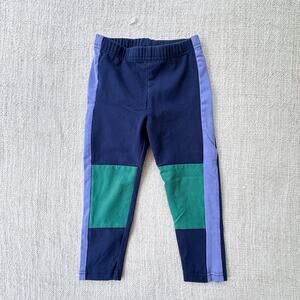 Hanna Andersson Color Block Leggings VGUC 3T
